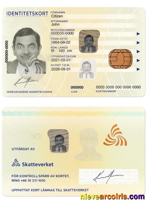 SWEDEN new ID card